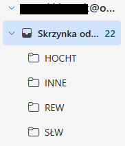 podfoldery utworzone w poczcie email outlook jak utworzyć podfoldery