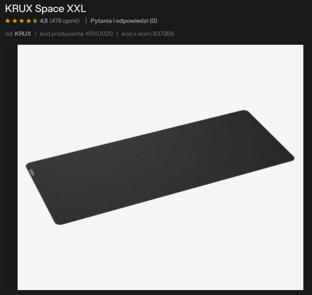 mata krux space xxl